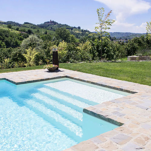 Scala per piscina in acrilico - Piscine Acquaform - antiscivolo