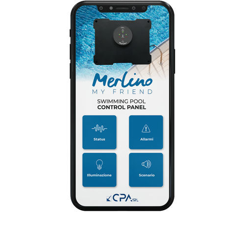 Software di monitoraggio - Merlino - Piscine Acquaform - di programmazione luci di spettacolo / di gestione / per comando a distanza
