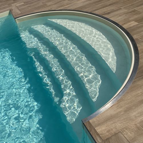 Scala per piscina in acrilico - romana - Piscine Acquaform - antiscivolo