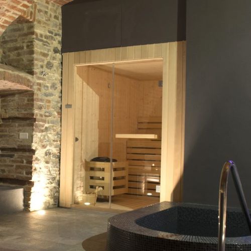 Sauna finlandese - Piscine Acquaform - per uso residenziale / per centro benessere / per spa