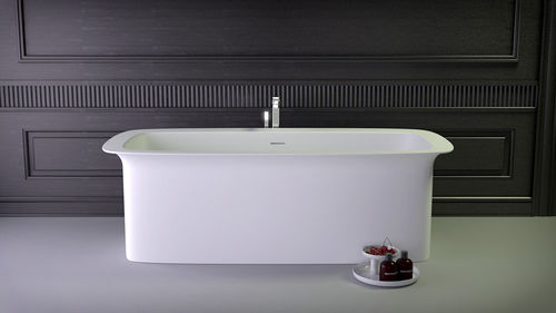 Vasca da bagno da appoggio - GLAM 170 - KNIEF & CO. GmbH - in Solid Surface / bianca