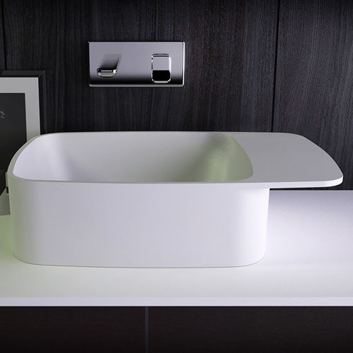 Lavabo da appoggio - PRIDE - KNIEF & CO. GmbH - in Solid Surface / contemporaneo
