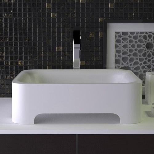Lavabo da appoggio - FEEL - KNIEF & CO. GmbH - in Solid Surface / contemporaneo