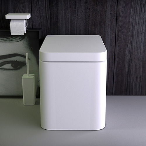WC da appoggio - PRIDE - KNIEF & CO. GmbH - in ceramica / senza brida / moderno
