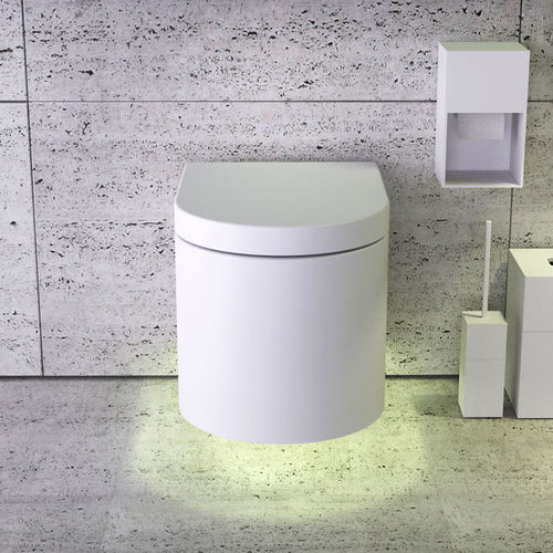 WC sospeso - MOON - KNIEF & CO. GmbH - in ceramica / senza brida / moderno