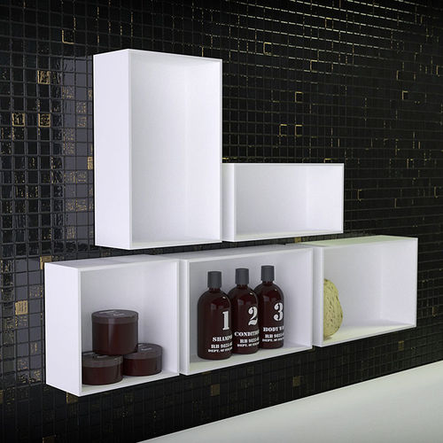 Mobile da bagno contemporaneo - VERTICAL - KNIEF & CO. GmbH - in legno / da parete / alto