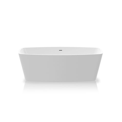 Vasca da bagno da appoggio - CUBE - KNIEF & CO. GmbH - in acrilico / bianca