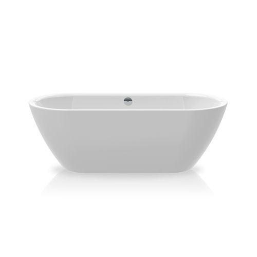 Vasca da bagno ovale - FORM - KNIEF & CO. GmbH - da appoggio / in acrilico / bianca