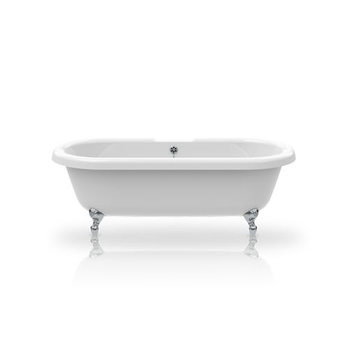 Vasca da bagno ovale - EDWARDIAN - KNIEF & CO. GmbH - con piedi / in acrilico / bianca