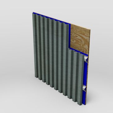 Lastra per copertura in alluminio - MT TRAPEZOIDAL - MetalTech-USA - in rame / ondulata