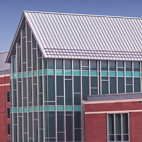 Copertura in acciaio inossidabile - MetalTech-USA - con giunti a doppia aggraffatura / in lamiera grecata