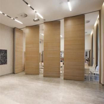 Parete scorrevole impilabile - MAXPARETE HSP - Oddicini Industrie - in legno / professionale / acustica