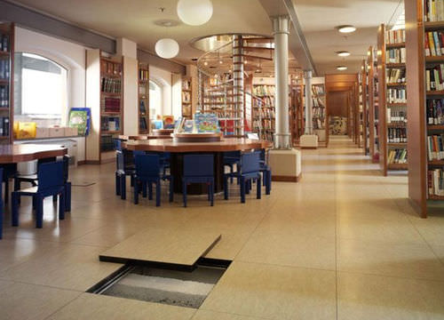 Pavimento sopraelevato in marmo - ELEVFLOOR - Oddicini Industrie - da interno