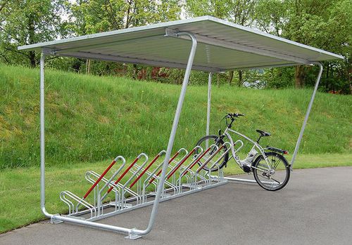 Pensilina per biciclette in acciaio - TYPE 5E - NORCOR MOB.URBAIN - per spazi pubblici / per zone urbane