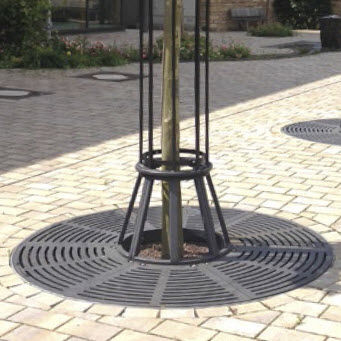 Griglia di protezione per alberi in acciaio galvanizzato - TUTOR - NORCOR MOB.URBAIN