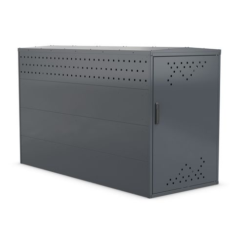 Pensilina per biciclette sicura - NORCORBOX 13 - NORCOR MOB.URBAIN - modulare / in acciaio / per spazi pubblici