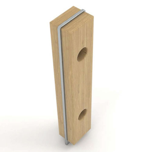 Dissuasore di sosta - EXOTICUS - NORCOR MOB.URBAIN - fissa / in acciaio galvanizzato / in legno esotico