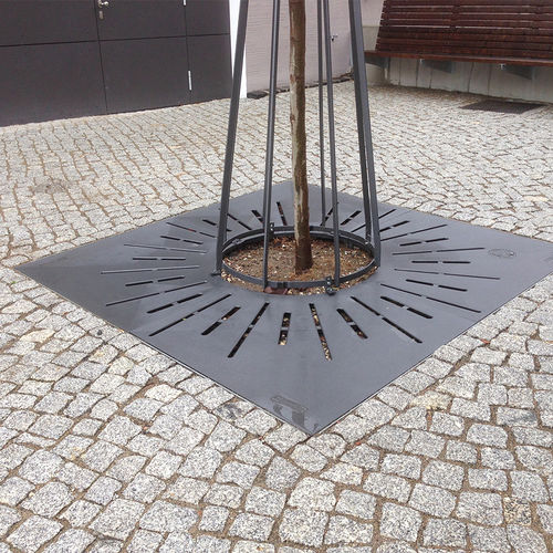 Griglia per alberi quadrata - LUMINAL - NORCOR MOB.URBAIN - in ghisa