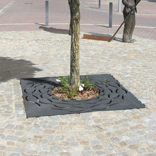 Griglia per alberi quadrata - CORONAL - NORCOR MOB.URBAIN - rotonda / in ghisa
