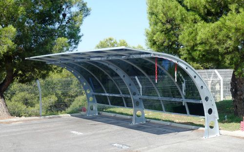 Pensilina per biciclette modulare - TYPE 7 - NORCOR MOB.URBAIN - in acciaio / per spazi pubblici / per zone urbane