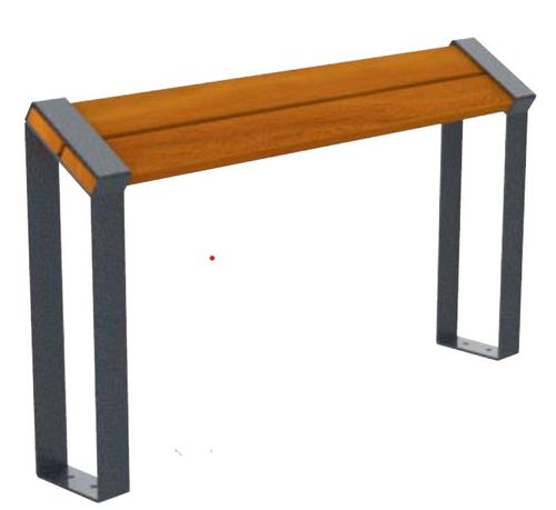 Panca seduto-in piedi - GREYHOUND - NORCOR MOB.URBAIN - contemporanea / in legno / in acciaio