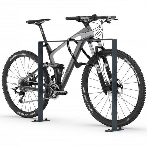 Rastrelliera per biciclette a pavimento - NORCOR-114-W - NORCOR MOB.URBAIN - con sistema di sicurezza / per spazi pubblici / per scuola