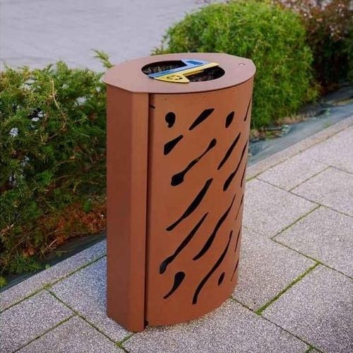 Portarifiuti pubblico - SELECTIVA-PC - NORCOR MOB.URBAIN - in acciaio con rivestimento a polvere / in acciaio termolaccato / da interno