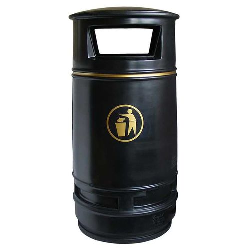 Portarifiuti pubblico - TRADITIONAL - NORCOR MOB.URBAIN - in polietilene ad alta densità HDPE / con coperchio / da esterno