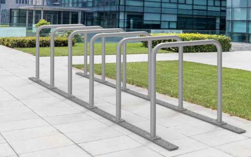 Rastrelliera per biciclette a pavimento - TOASTER - NORCOR MOB.URBAIN - orizzontale / per spazi pubblici / in acciaio galvanizzato