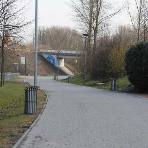 Portarifiuti pubblico - GIARDINO - NORCOR MOB.URBAIN - in acciaio galvanizzato / contemporaneo / per spazio pubblico