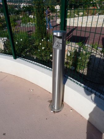 Portacenere da terra - XXL  - NORCOR MOB.URBAIN - in acciaio inossidabile / per esterni / per spazio pubblico