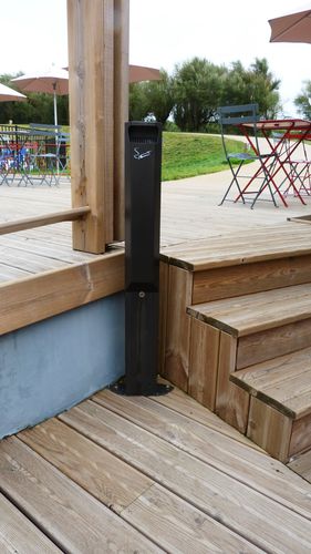 Portacenere da terra - SMOKER - NORCOR MOB.URBAIN - in lamiera / per esterni / per spazio pubblico