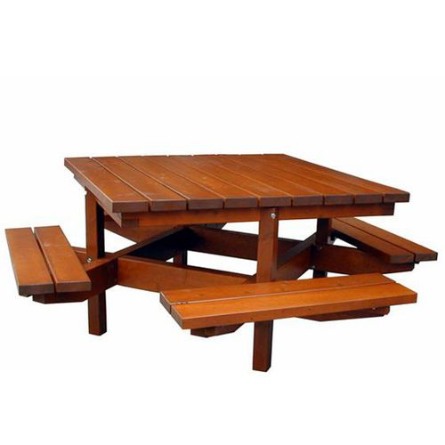 Set tavolo e panca in stile rustico - OCHO-S - NORCOR MOB.URBAIN - in legno / per bambini / da esterno