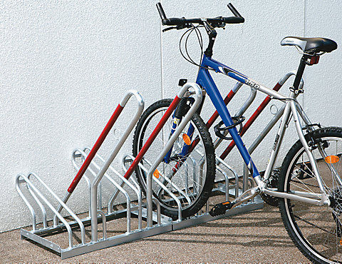 Rastrelliera per biciclette a pavimento - IDEAL2500 - NORCOR MOB.URBAIN - da interno / in acciaio / professionale