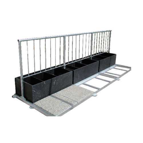 Ringhiera in acciaio galvanizzato - DRS Standard - DIADEM - a sbarre / da esterno / per balcone