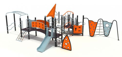 Struttura ludica per enti locali - MK-J8028 - Novum 4 Kids - in acciaio galvanizzato / in acciaio inossidabile / in HPL