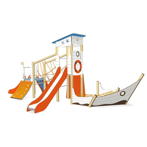 Casetta da gioco per parco giochi - VE-430 LA DAMEUSE - Transalp - per esterni / per edifici pubblici / con pannelli educativi