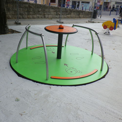 Gioco a rotazione per bambini - BIBOU : MANÈGE ANDY' - Transalp - per disabili / per parco giochi