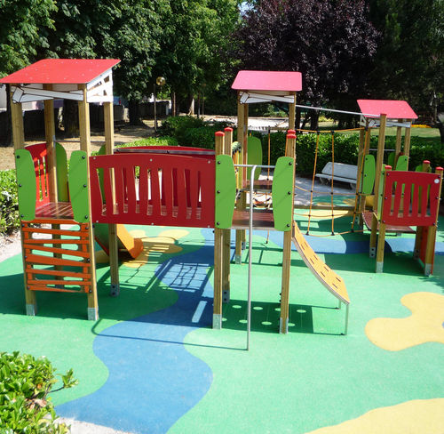 Struttura ludica per parco giochi - LE BARON PERCH&Eacute; 3770 - Transalp - per enti locali / in legno / in metallo