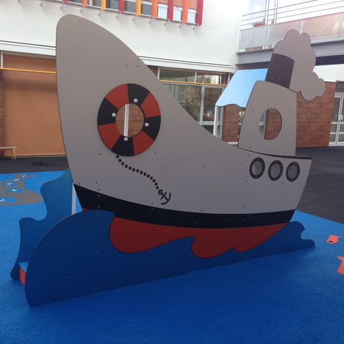 Casetta da gioco per esterni - 715 LE FERRY - Transalp - per edifici pubblici / per parco giochi / interattiva