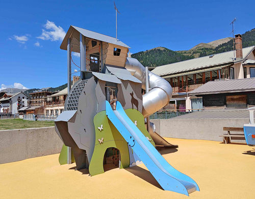 Struttura ludica per parco giochi - Le Refuge montagnard - Transalp - per asilo nido / per edifici pubblici / per spazi pubblici