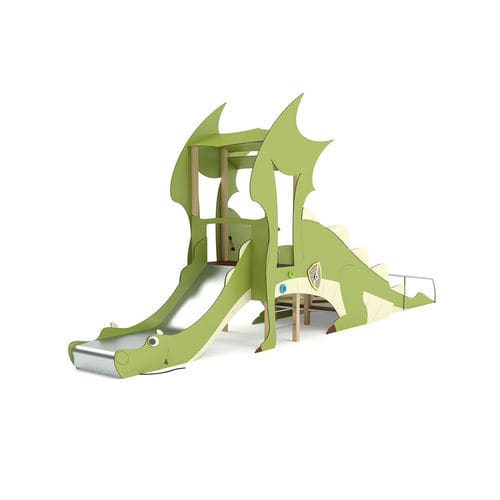 Struttura ludica per spazi pubblici - CR-012-ST1 LE DRAGON - Transalp - per parco giochi / con rete per arrampicata / per disabili