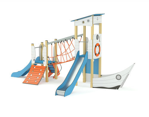Struttura ludica per parco giochi - ST-32-017 LE BATEAU - Transalp - per edifici pubblici / per spazi pubblici / per famiglie