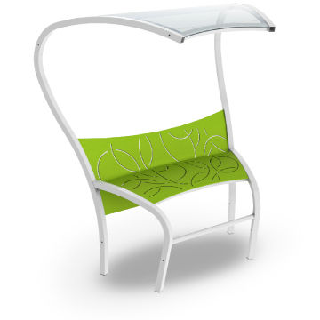 Panca per spazi pubblici design originale - POLYSPORT : ED-6000 - Transalp - in metallo / con schienale / modulare