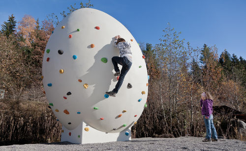 Roccia da arrampicata per parco giochi - L'OEUF - Transalp