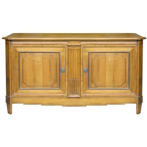 Credenza in stile Luigi XVI - 582 series - MOISSONNIER - in ciliegio / con ante battenti / con 4 gambe