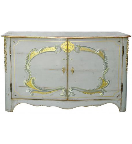 Credenza in stile Reggenza - 715 series - MOISSONNIER - in legno laccato / in faggio / con ante battenti
