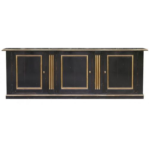 Credenza in stile Luigi XVI - 704 B - MOISSONNIER - in legno laccato / in faggio / con cassetti