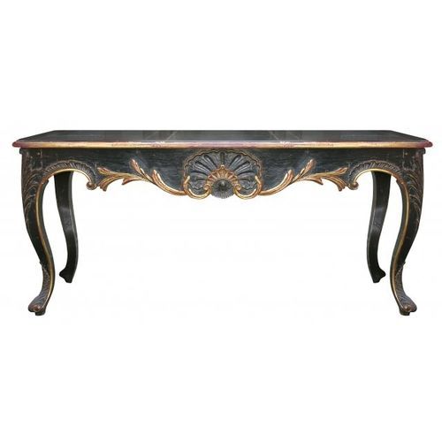 Consolle Reggenza - 718 B - MOISSONNIER - in legno laccato / in faggio / con supporto in faggio