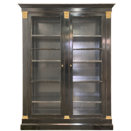 Libreria in stile Luigi XVI - 719 series - MOISSONNIER - in legno / su misura / nera